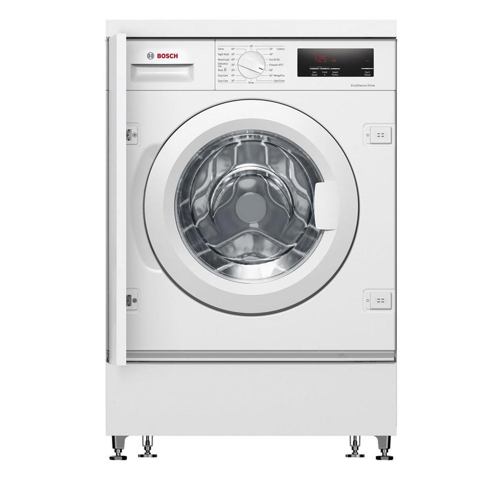 Bosch WIW28302GB 8kg, 1400 Spin, Integrated Washing Machine, White 