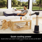 Shark TurboBlade Multi-Directional Cooling Fan in Charcoal & Beat Brass - TF200SUK image 6