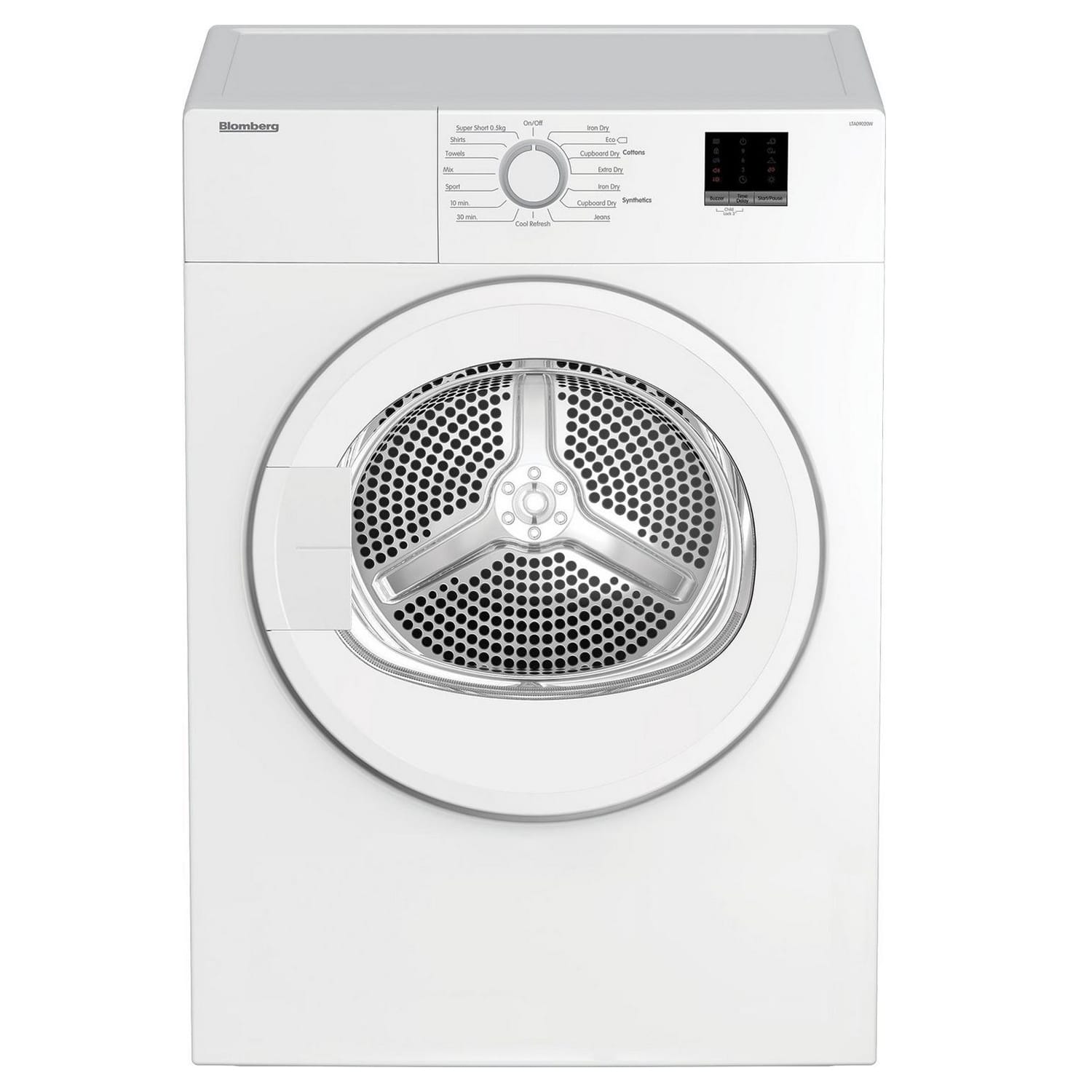 Blomberg LTA09020W Freestanding Vented Tumble Dryer