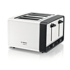 Bosch DesignLine 4 Slice Toaster in White - TAT5P441GB image 0