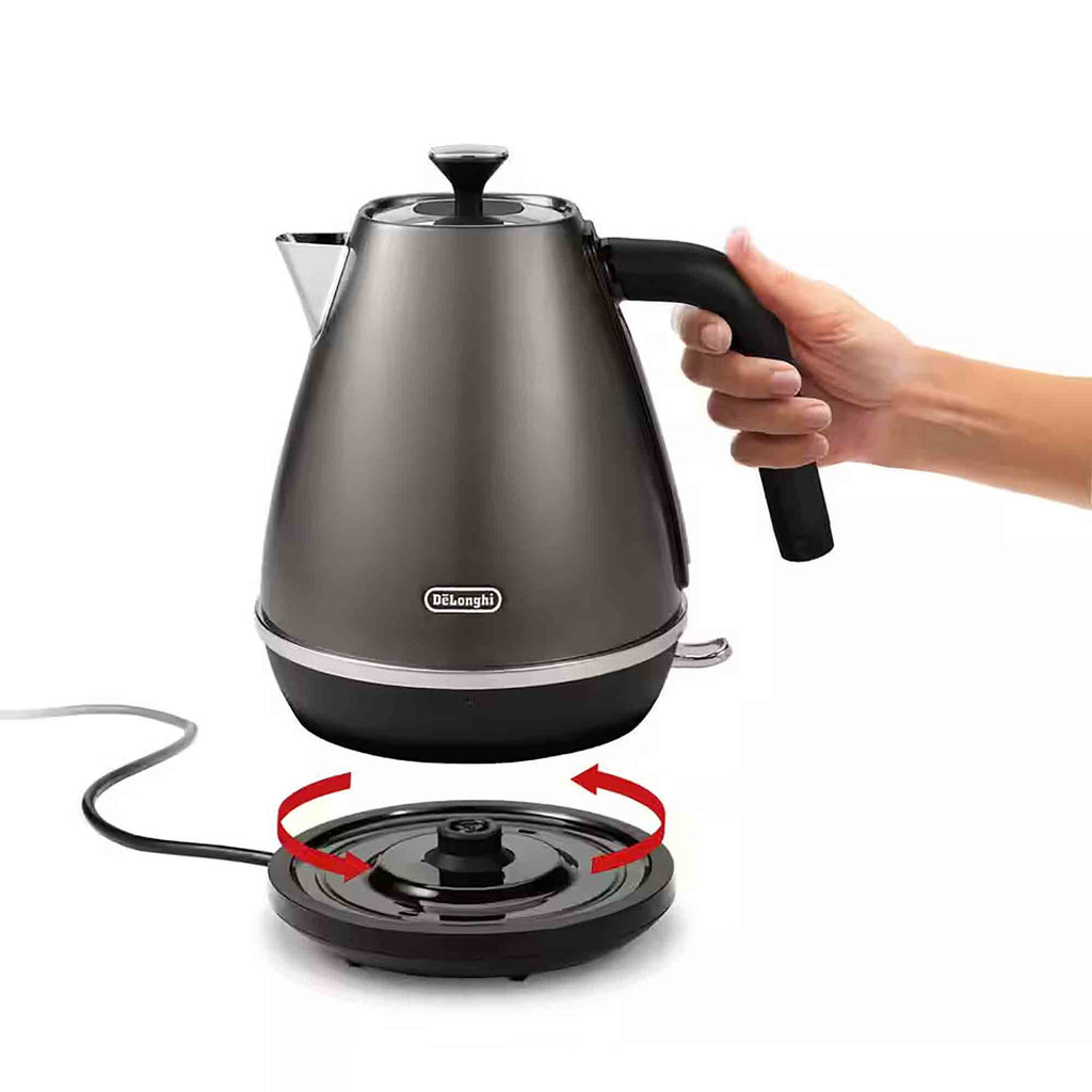 Delonghi Distinta X Kettle in Titanium - KBIN3001TB image 2