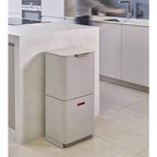 Joseph Joseph Totem Max 60L Waste and Recycling Bin in Stone image 3