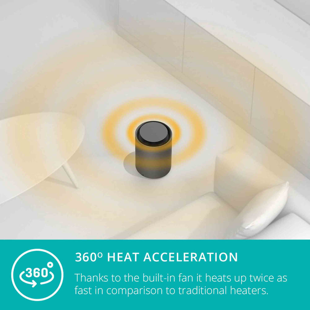 Duux Threesixty 2 Smart Fan + Heater in White - DXCH08UK image 6