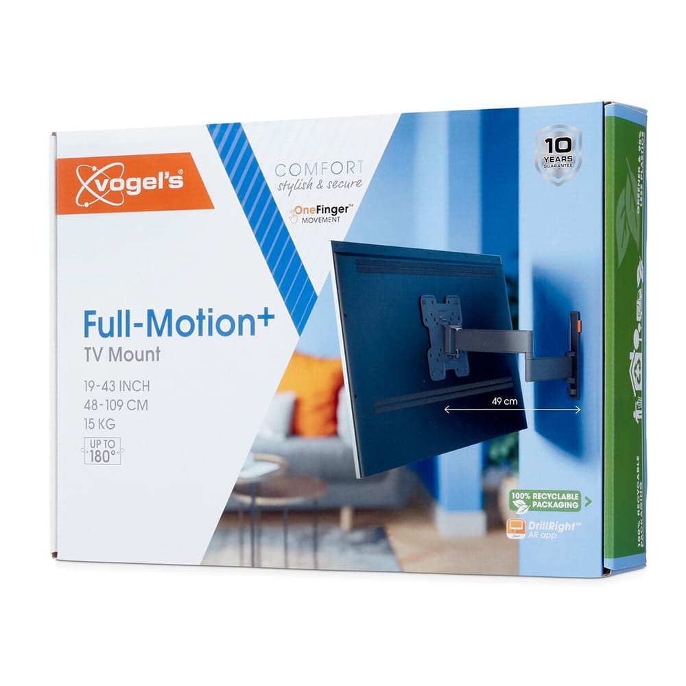 Vogels TVM3245B Full Motion Wall Bracket in Black image 5