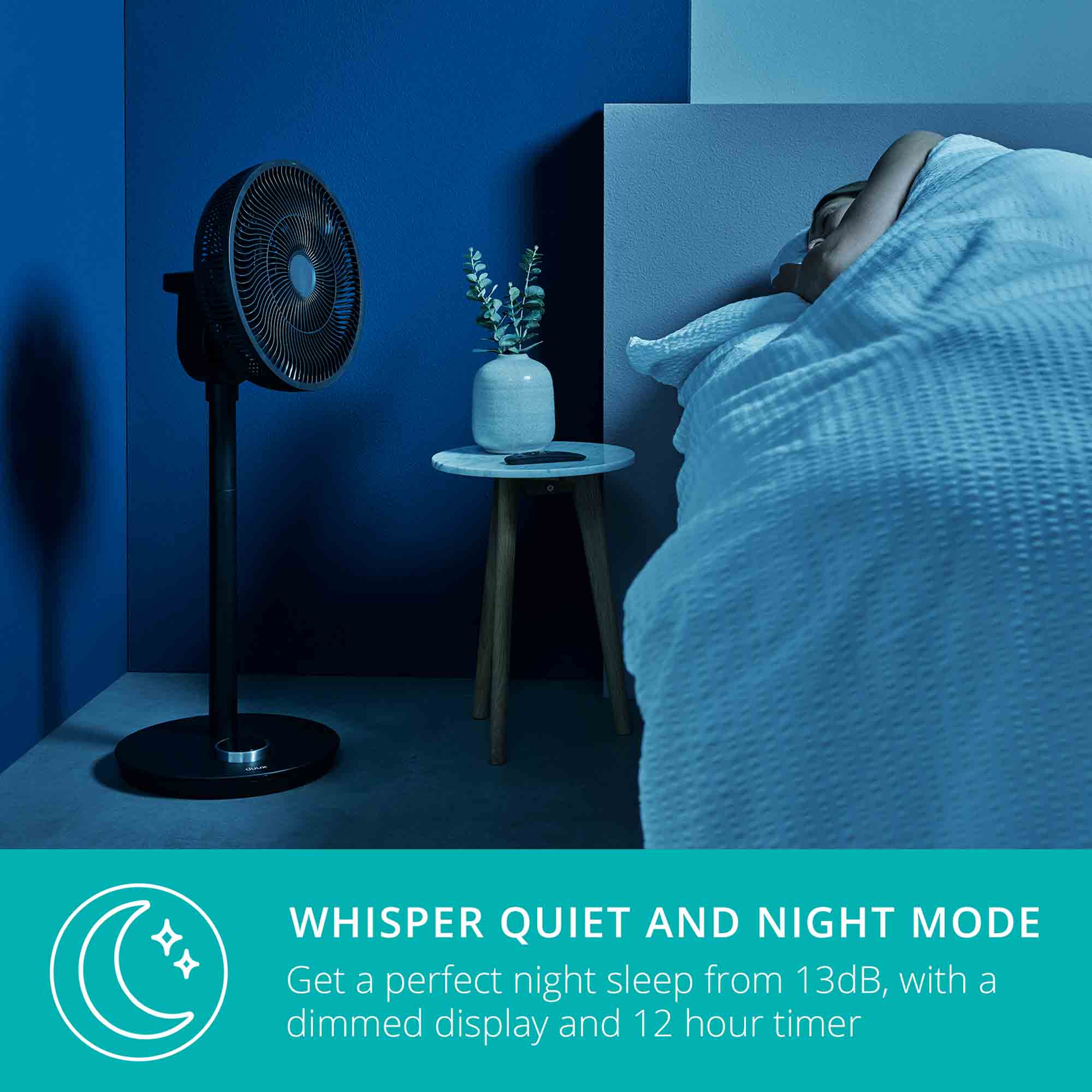 Duux Whisper Flex Smart Fan in Black - DXCF10 image 7