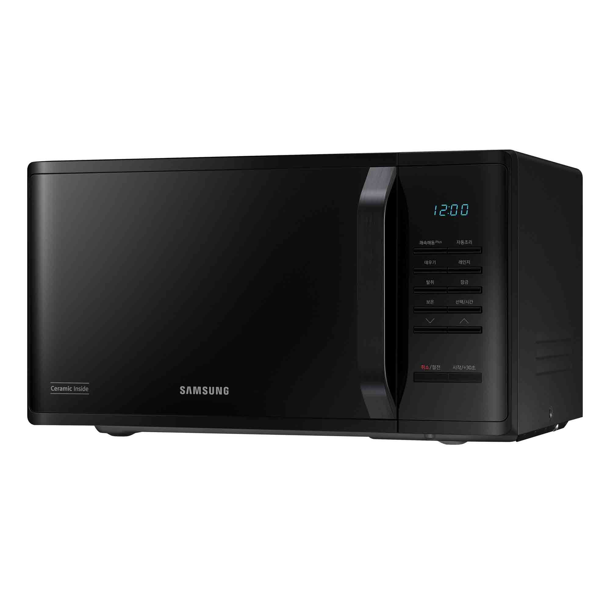 Samsung 23L 900W Solo Microwave Oven with Triple Distribution System in Black - MS23K3515AKEU image 4