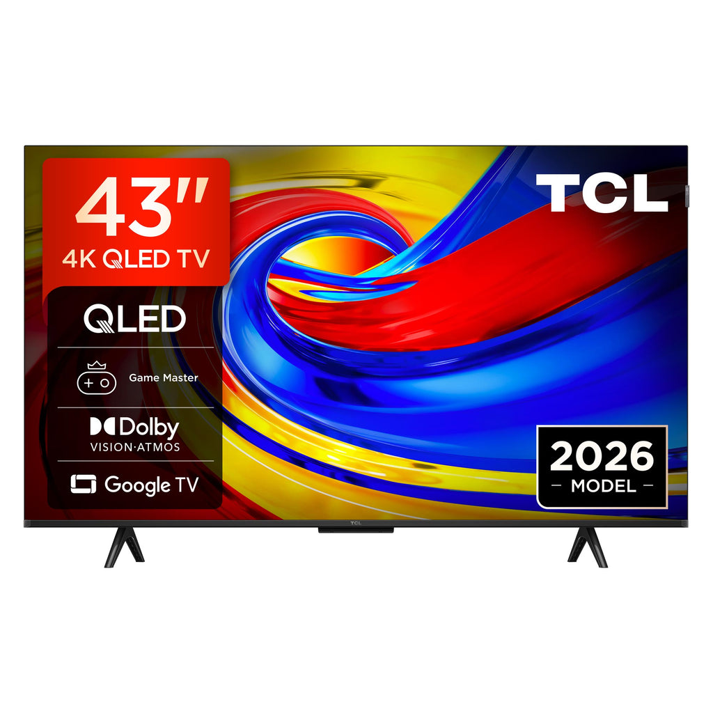 TCL 43P7L-UK 43 Inch, Ultra HD QLED Television, Google TV, Freeview HD
