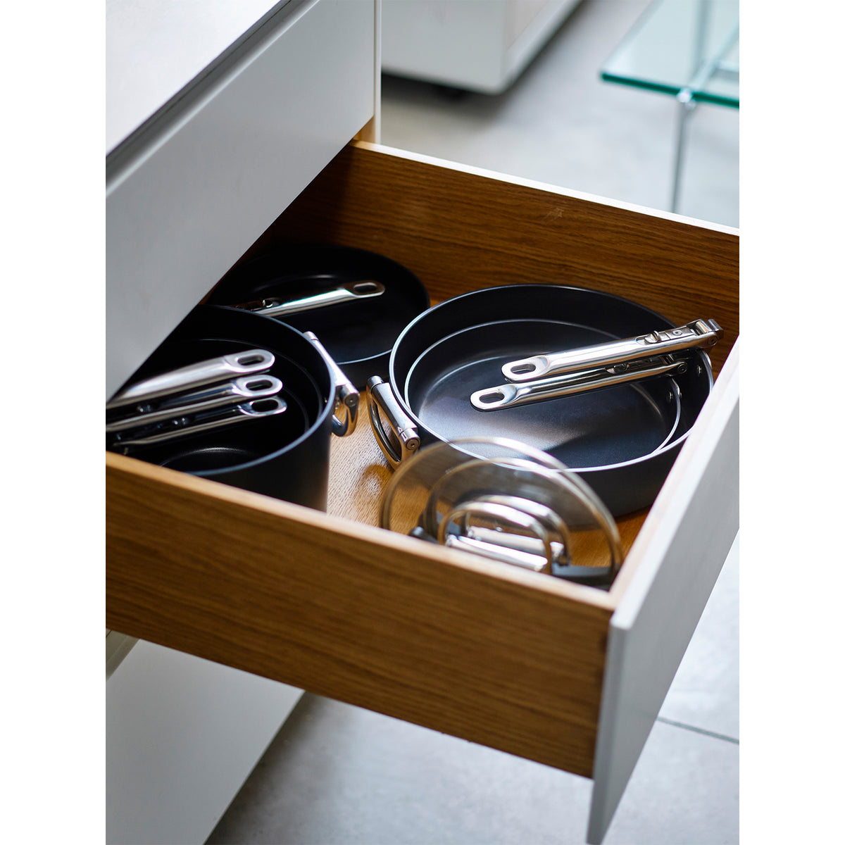 Joseph Joseph Space 10-Piece Folding Handle Non-Stick Cookware Set - 45050