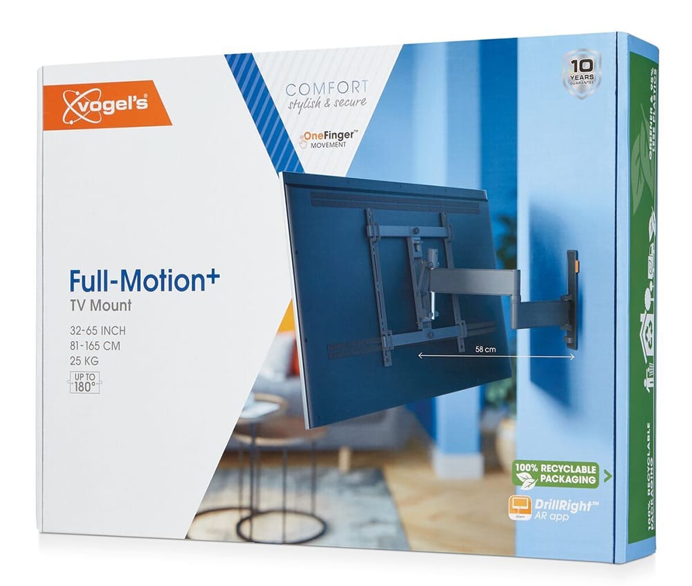 Vogels TVM3445 Full Motion Wall Bracket in Black image 5