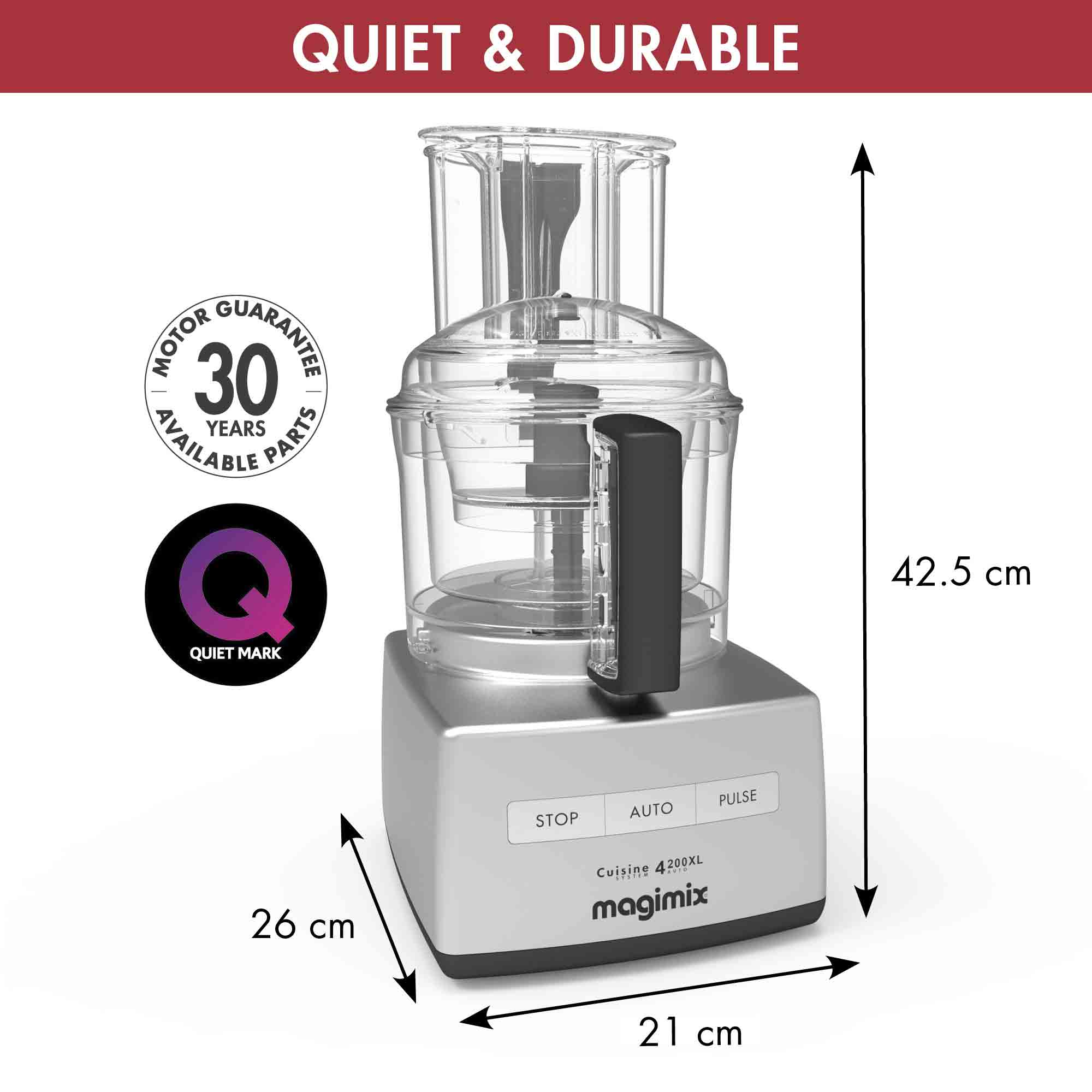 Magimix 4200XL Food Processor in Satin - 18471 image 13
