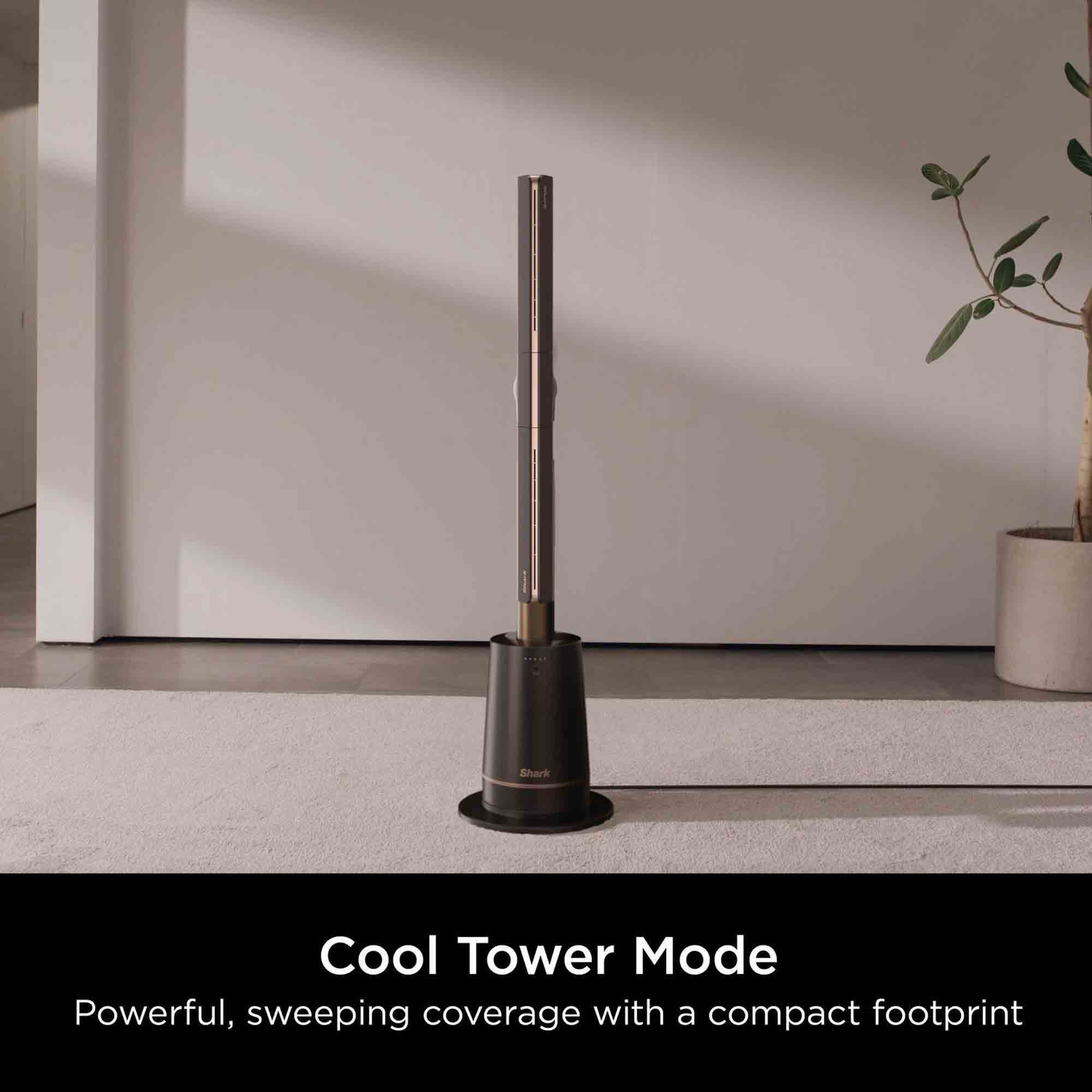 Shark TurboBlade Multi-Directional Cooling Fan in Charcoal & Beat Brass - TF200SUK image 5