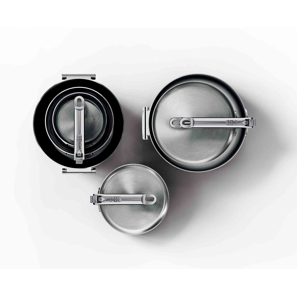 Joseph Joseph Space™ Steel Folding Handle 6-Piece Cookware Set – 1000033 image 0
