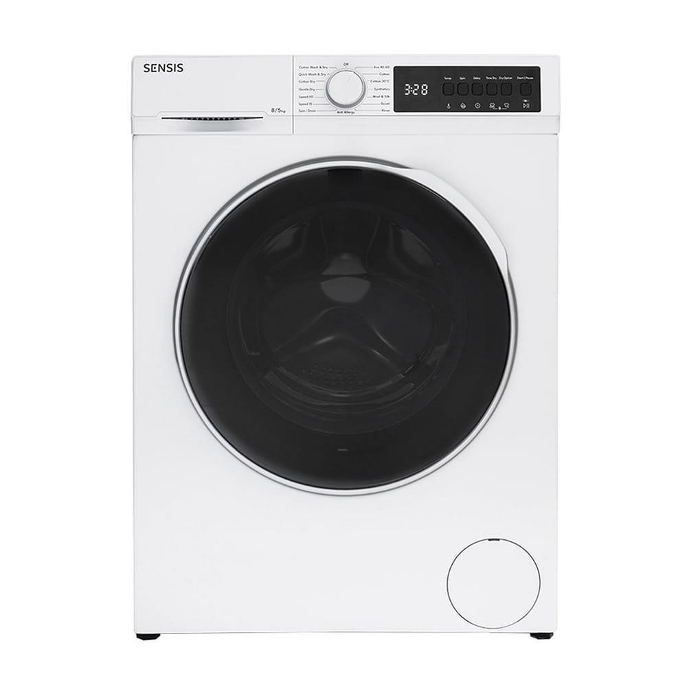 Sensis WDF018514AW 8kg Wash, 5kg Dry, 1400 Spin Freestanding Washer Dryer, White