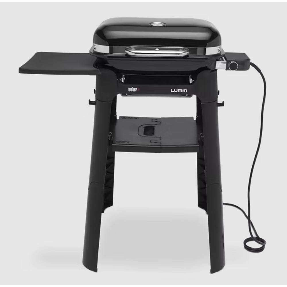Weber Lumin Compact Electric Barbecue with Stand in Black - 91010874 image 0