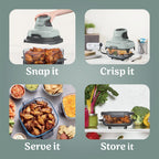 Ninja CRISPi 4-in-1 Portable Air Fryer in Sage - FN101UKSG image 3