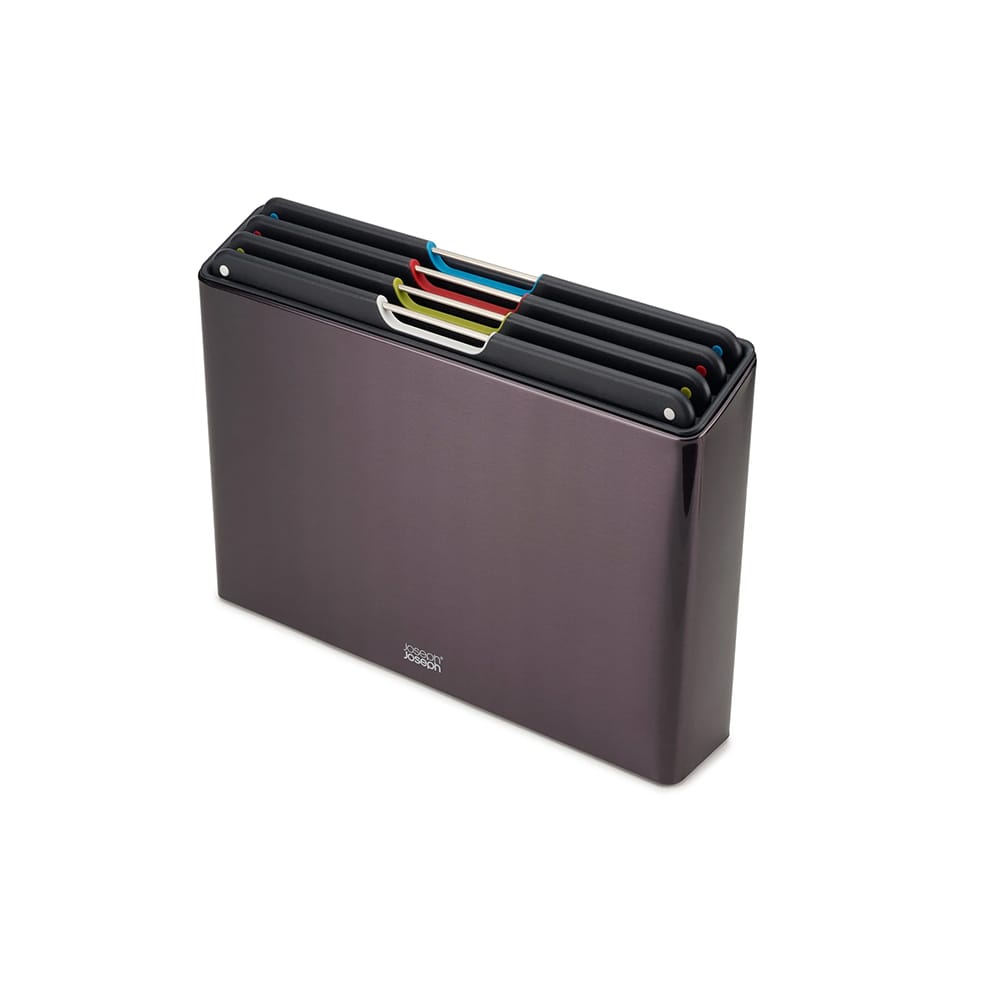 Joseph Joseph Folio™ Steel 4-piece Black Chopping Board Set - 60171 image 0