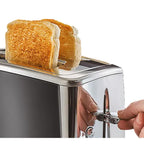 Russell Hobbs 23221 Luna 2 Slice Toaster in Moonlight Grey image 3