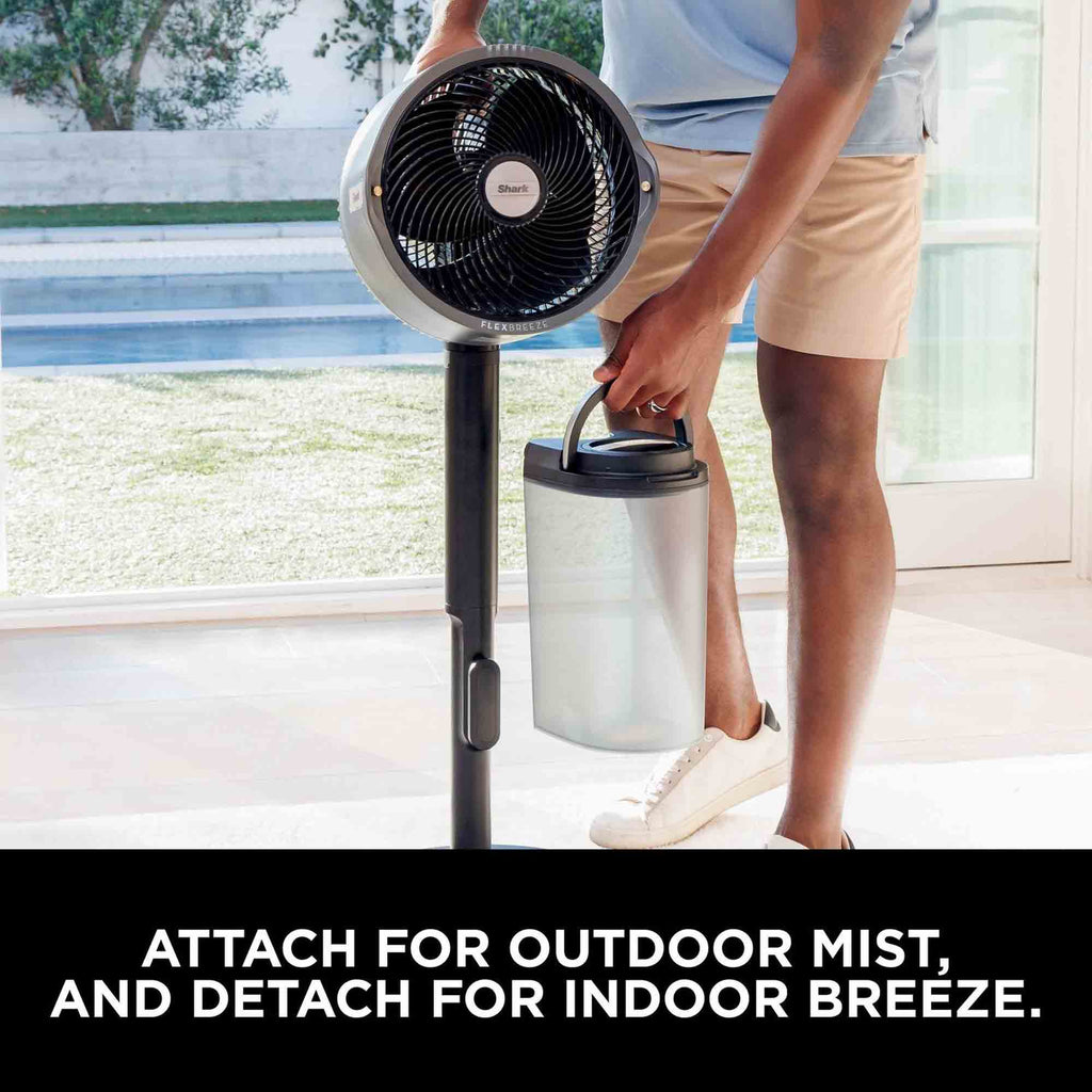 Shark FlexBreeze Pro Mist Indoor & Outdoor Misting System in Dark Grey, Charcoal - FA300UK image 6