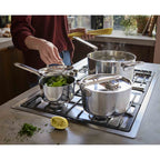 Joseph Joseph 3PC Space Steel Folding Handle Saucepan Set - 1000031 image 3