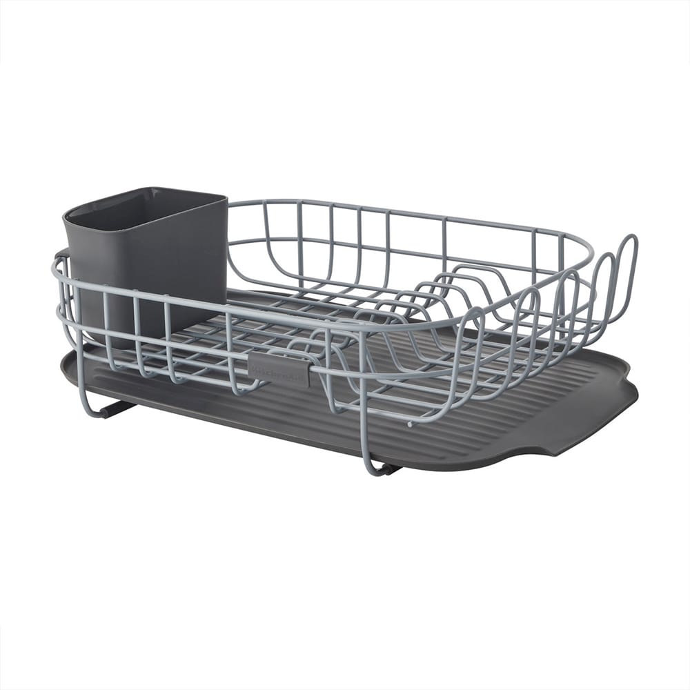 KitchenAid KEG197OSGR Low Profile Dish Dry Rack in Grey image 0