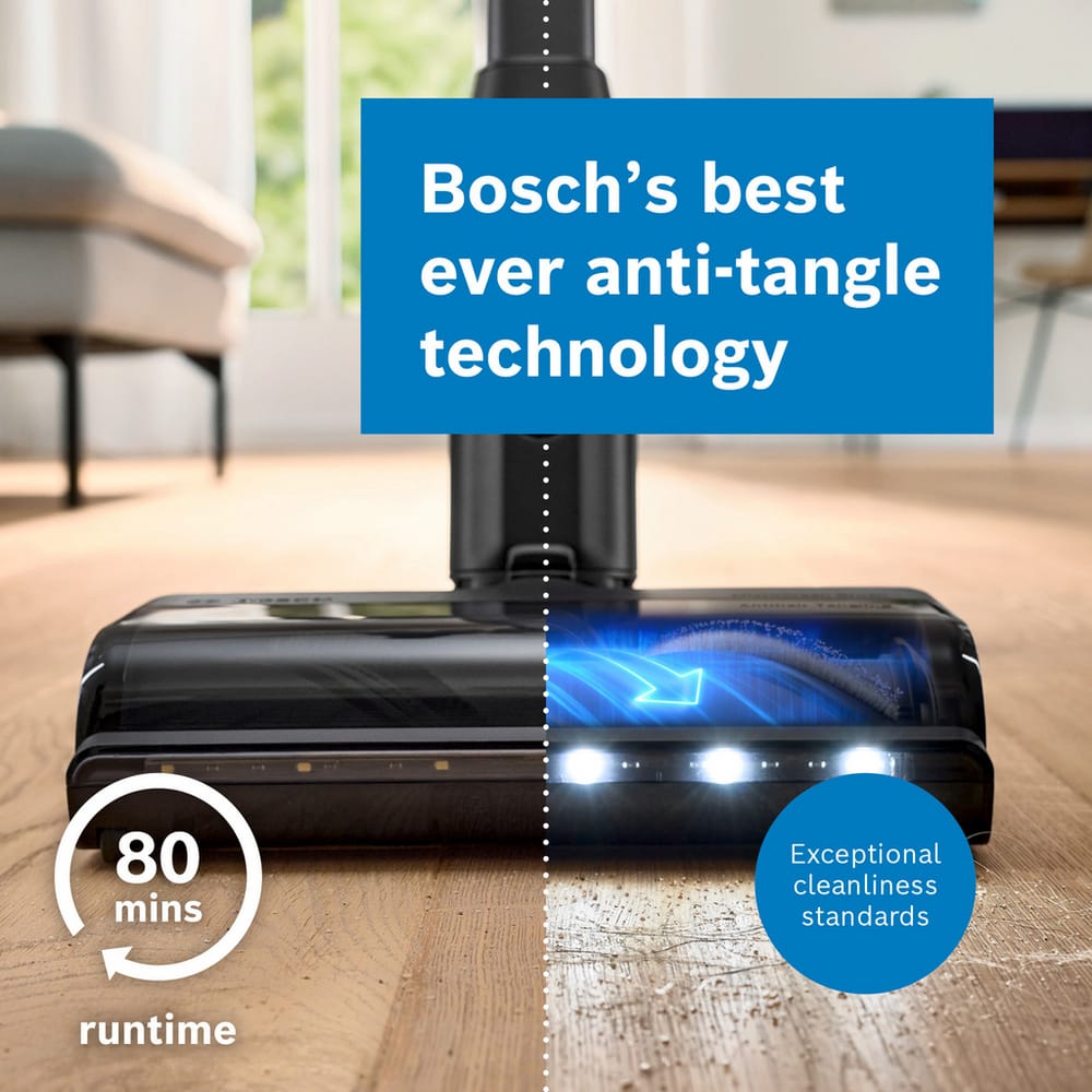 Bosch Unlimited 10 Cordless Vacuum Cleaner with up to 80 Minutes Run Time - BBS1041GGB image 3