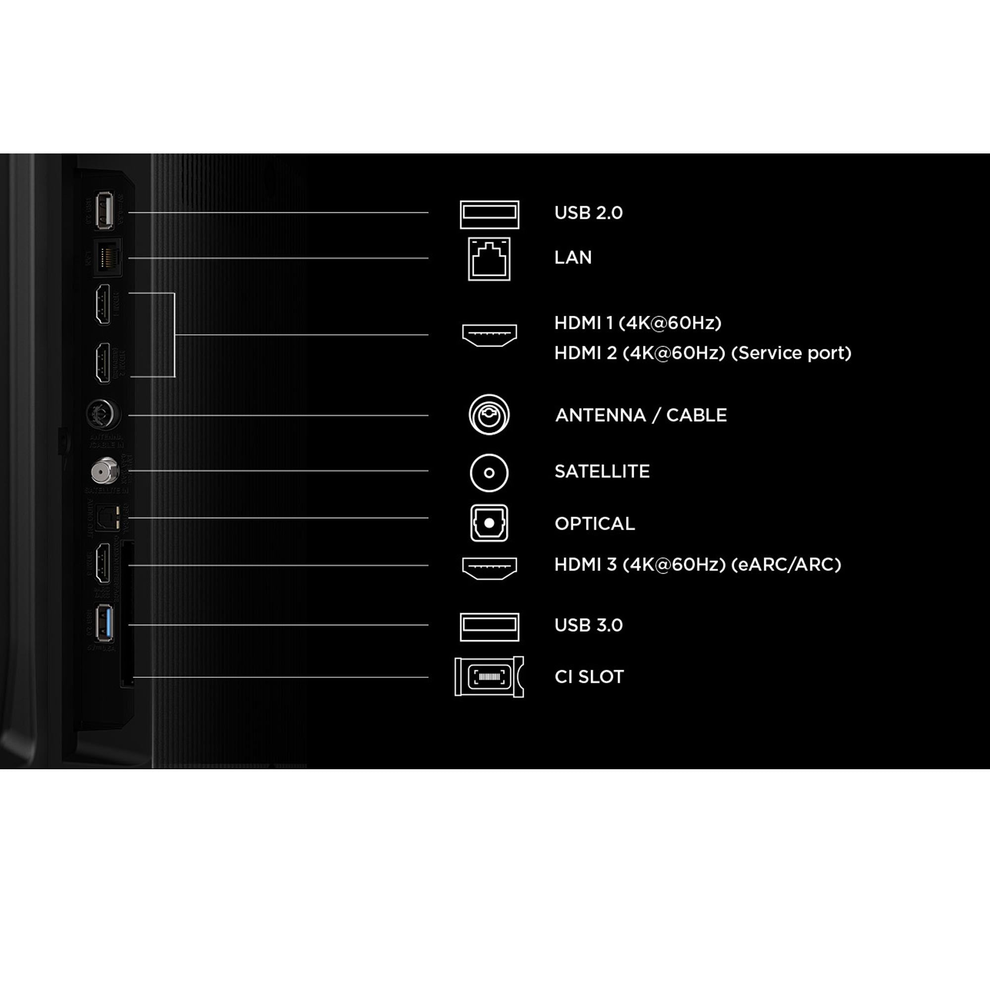 TCL 50P7L-UK 50 Inch, Ultra HD QLED Television, Google TV, Freeview HD