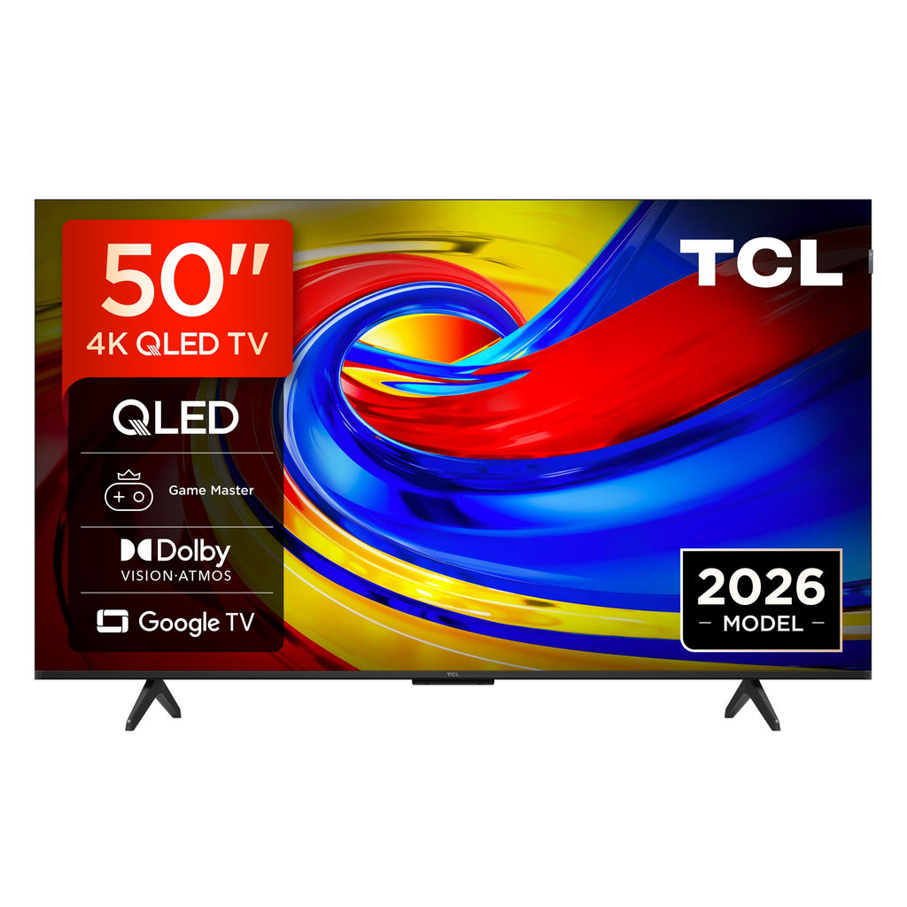 TCL 50P7L-UK 50 Inch, Ultra HD QLED Television, Google TV, Freeview HD