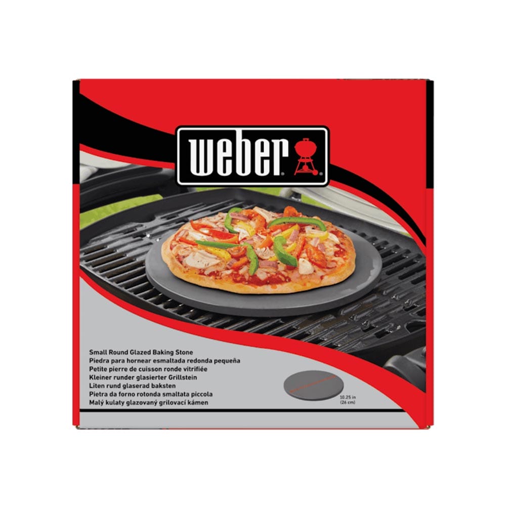 Weber Small 26cm Round Glazed Baking Stone - 18413 image 1