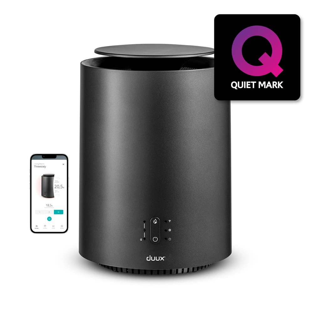 Duux Threesixty 2 Smart Fan + Heater in Grey - DXCH09UK image 0