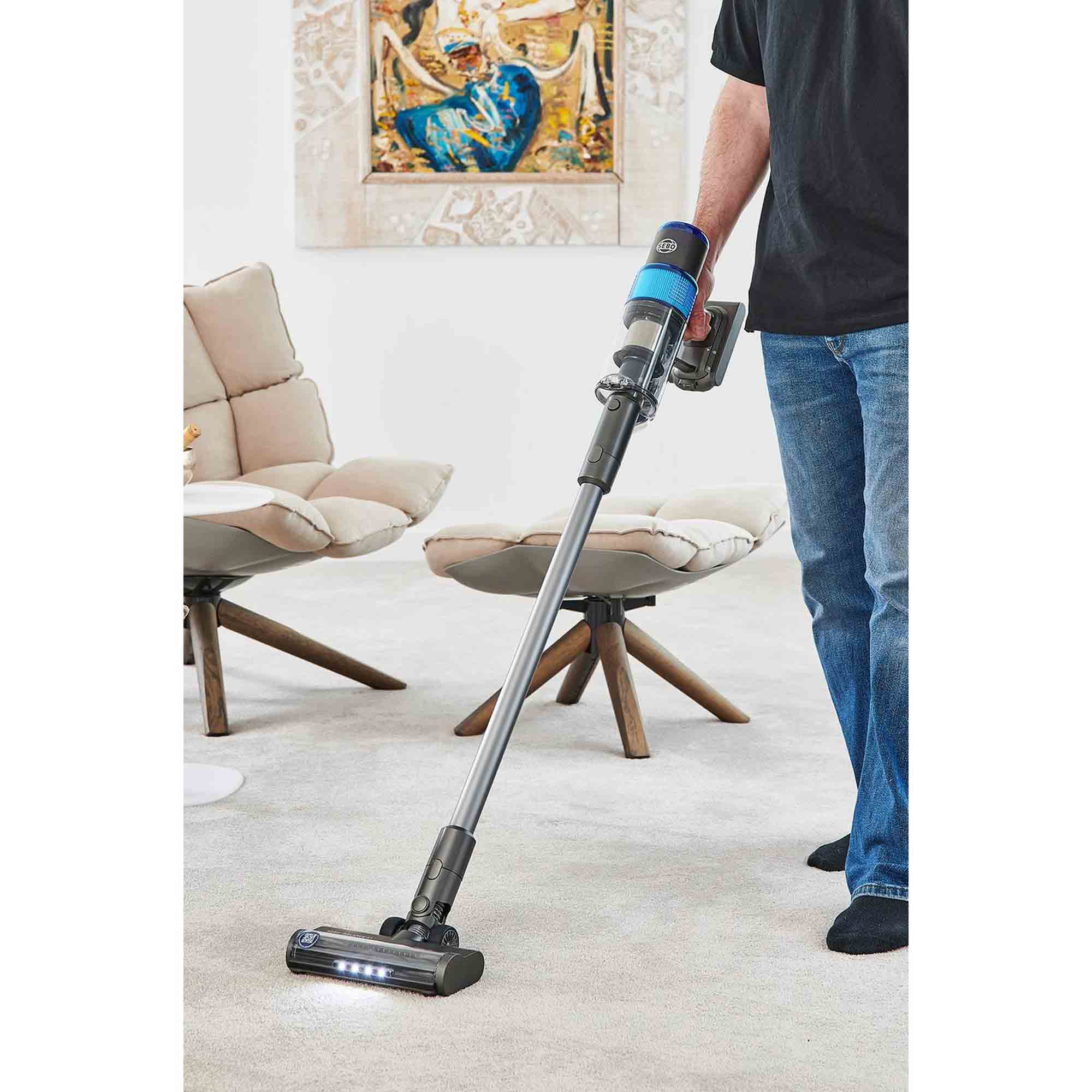Sebo Balance A1 Cordless Stick Vacuum with up to 48 Minutes Run Time in Basalt Grey/Blue - 95001GB image 4