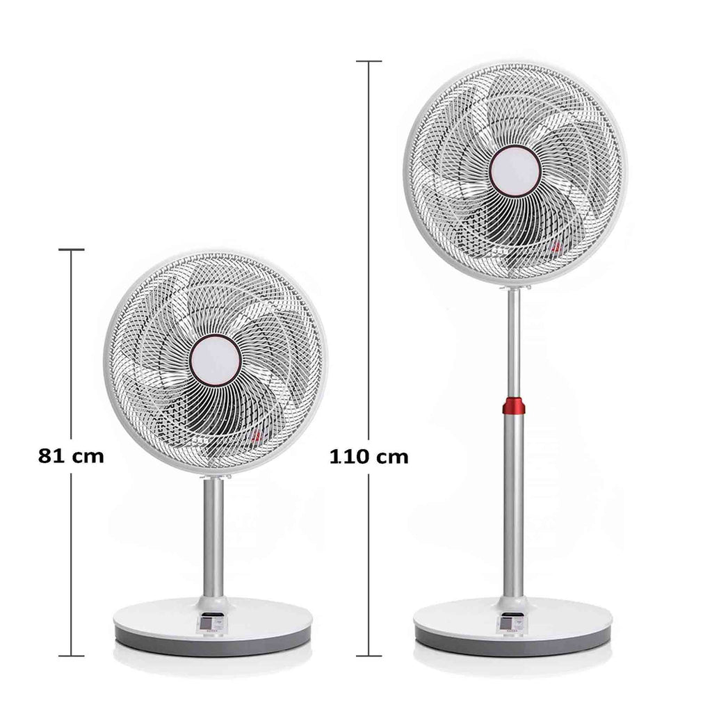 EcoAir Kinetic DC Fan 14" in White image 6
