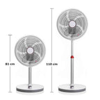 EcoAir Kinetic DC Fan 14" in White image 6