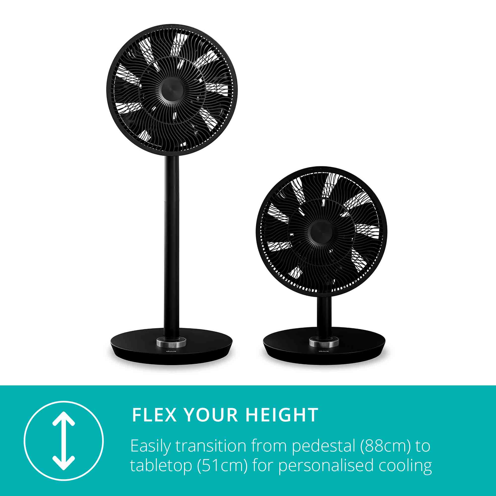 Duux Whisper Flex Smart Fan in Black - DXCF10 image 11