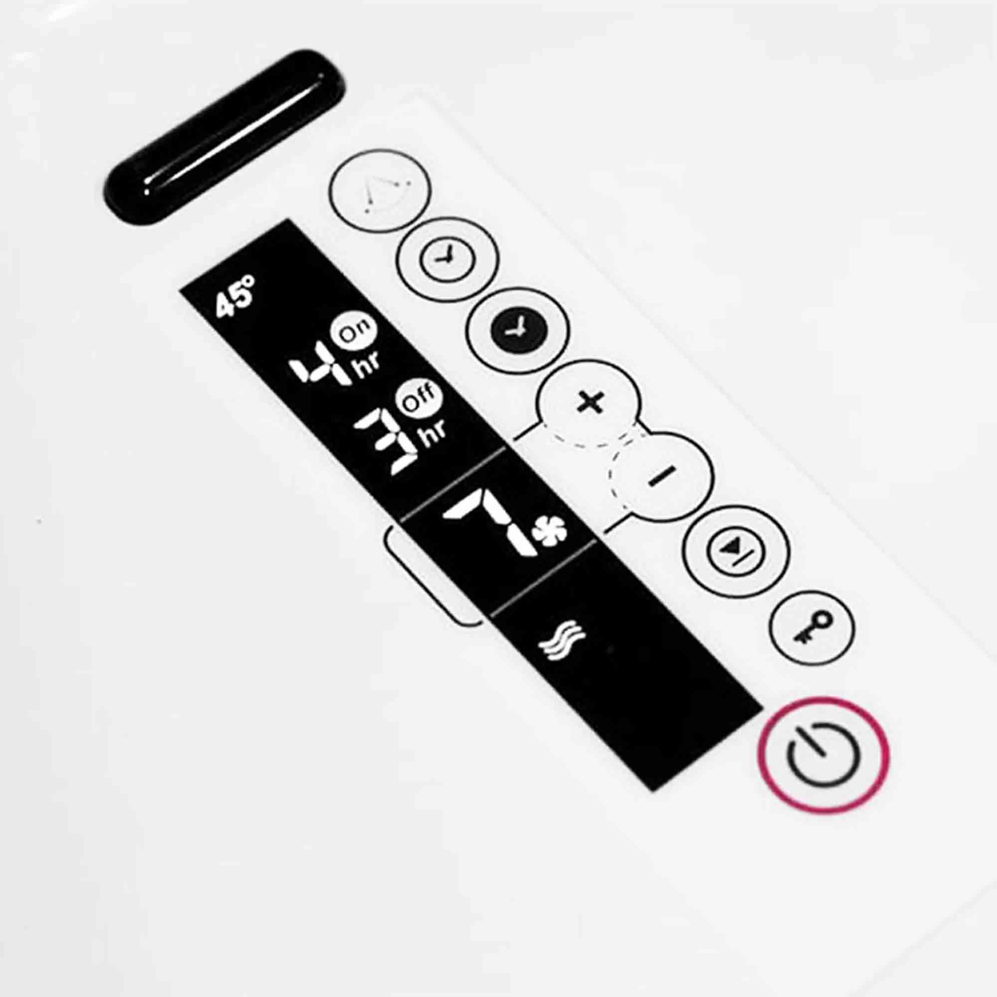 EcoAir Kinetic DC Fan 14" in White image 1