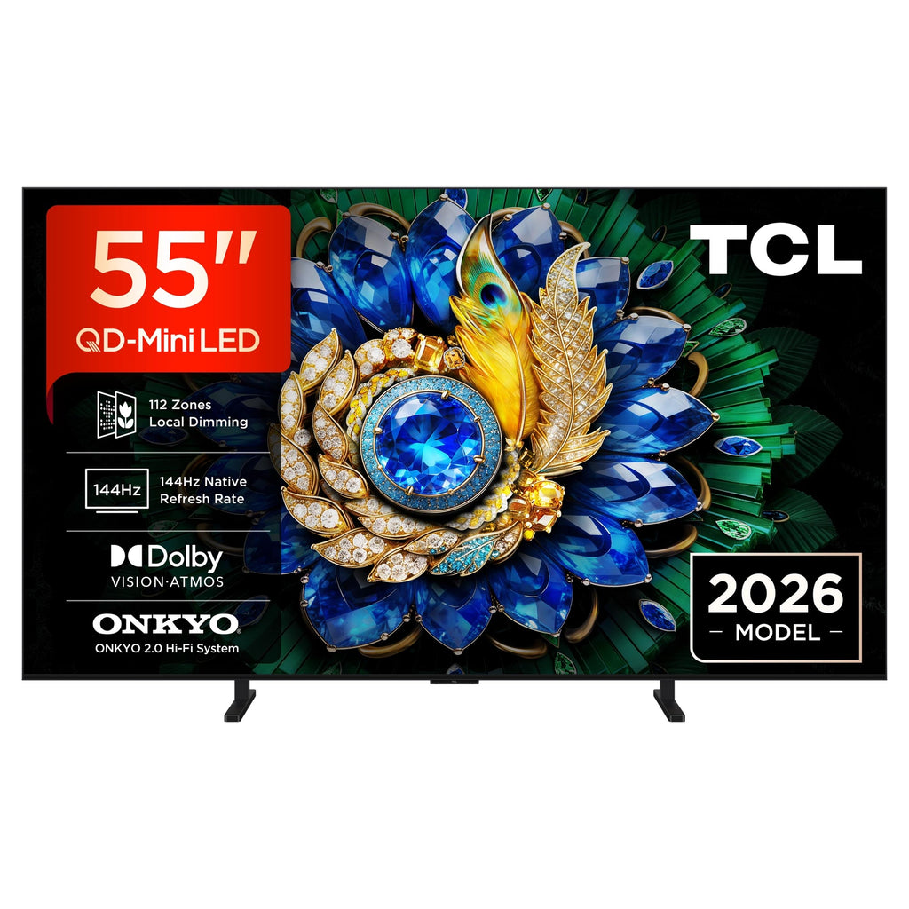 TCL 55A400M-UK 55 Inch, Ultra HD QD Mini LED Television, Google TV, Freeview HD