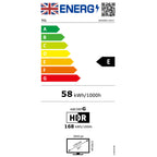 TCL 55A400U-UK 55 Inch, Ultra HD QD Mini LED Television, Google TV, Freeview HD