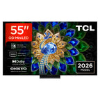 TCL 55A400U-UK 55 Inch, Ultra HD QD Mini LED Television, Google TV, Freeview HD