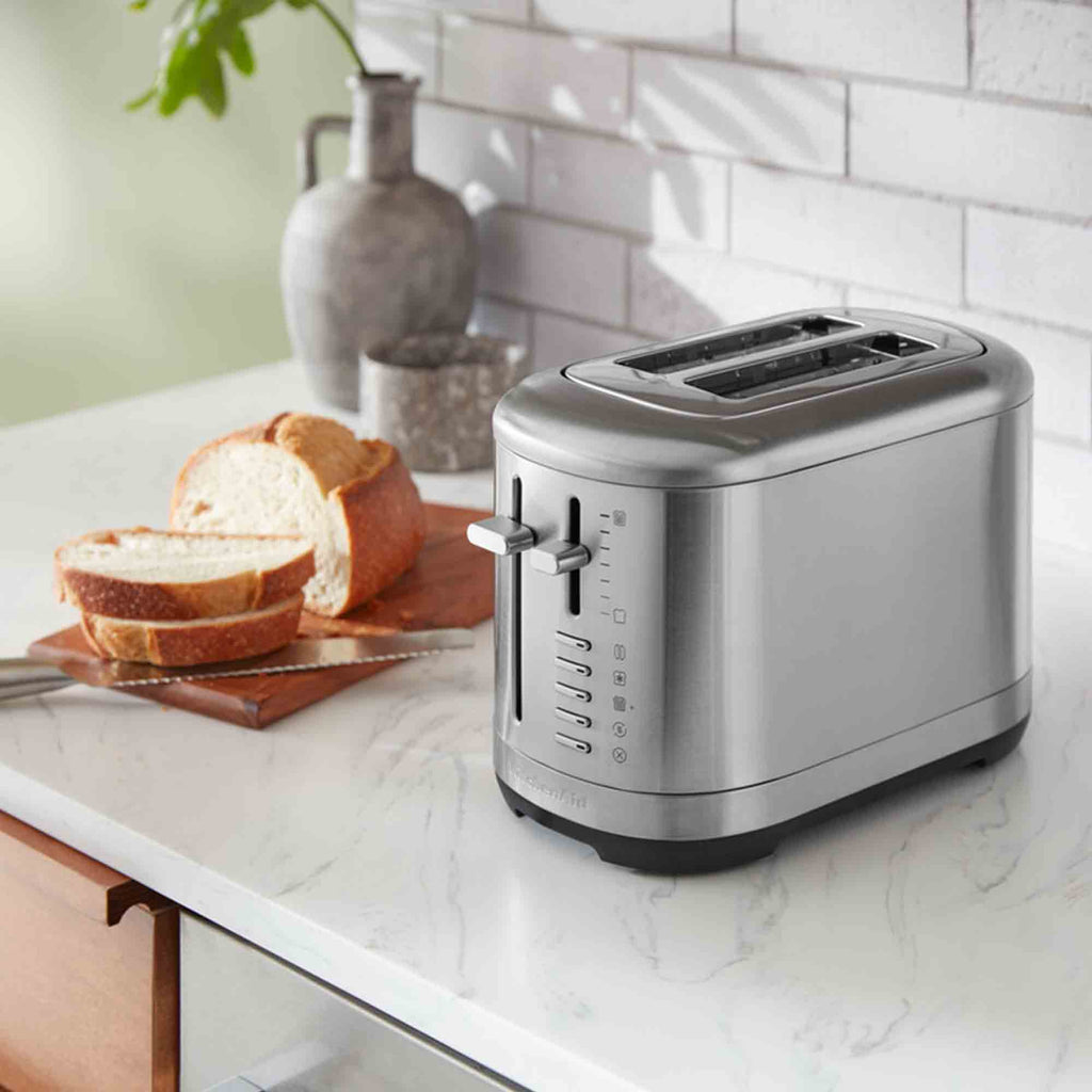 KitchenAid Manual Control 2 Slot Toaster in Stainless Steel 5KMT2109BSX image 3