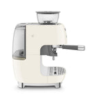 Smeg Espresso Coffee Machine with Grinder in Cream EGF03CRUK image 1