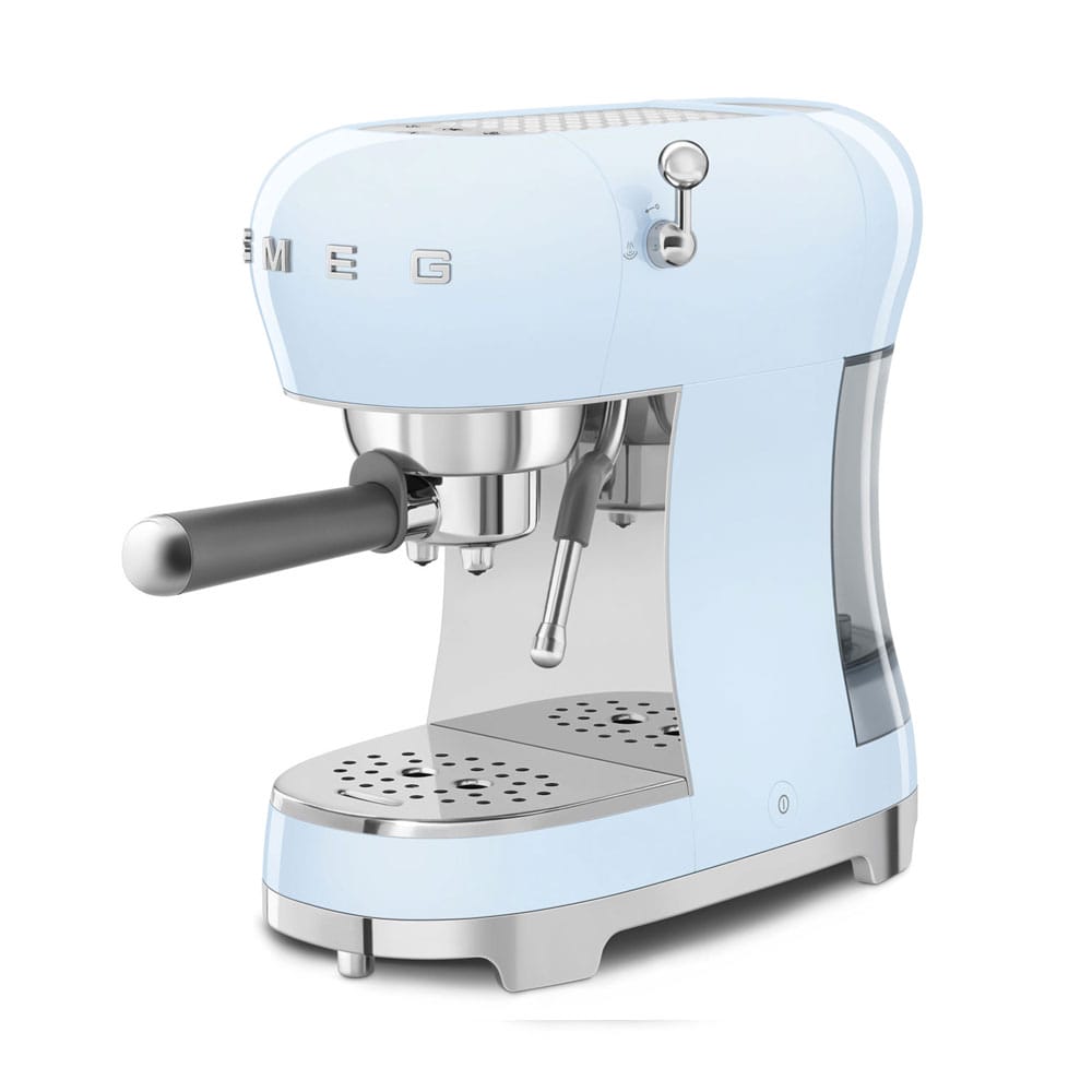 Smeg ECF02PBUK Espresso Coffee Machine in Pastel Blue image 3