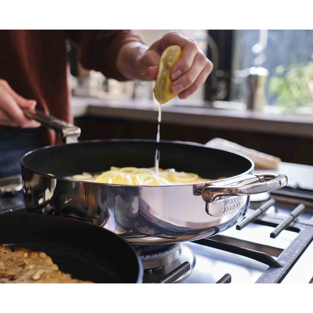 Joseph Joseph Space 2PC Steel Space Folding Handle Non-Stick Frying Pan Set - 1000019 image 7