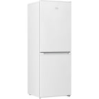 Beko CCFM4552W 153cm Tall Fridge Freezer, 143 Litre Fridge, 77 Litre Freezer, 54cm Wide, Frost Free, White image 1