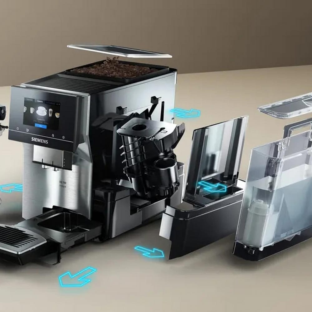 Siemens EQ700 Bean To Cup Coffee Machine in Stainless Steel - TQ717GB3 image 3