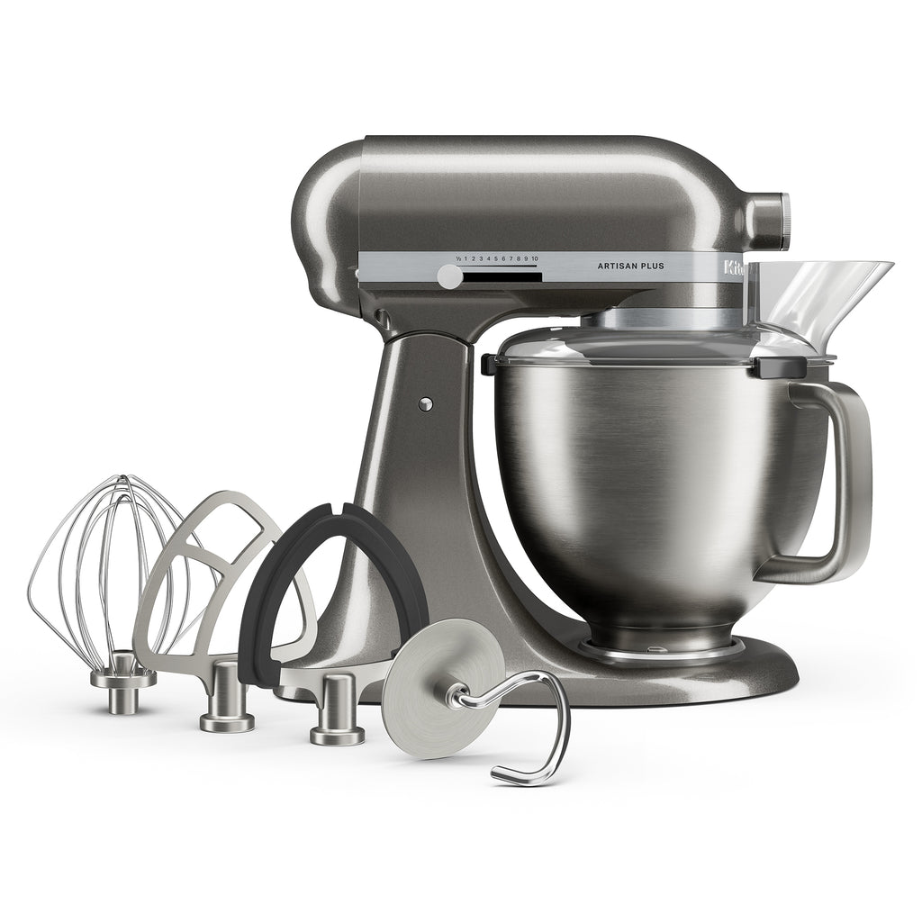 KitchenAid Artisan Plus 4.7L Tilt-Head Stand Mixer – 50 Medallion Silver – 5KSM50PKVBMS