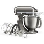 KitchenAid Artisan Plus 4.7L Tilt-Head Stand Mixer – 50 Medallion Silver – 5KSM50PKVBMS