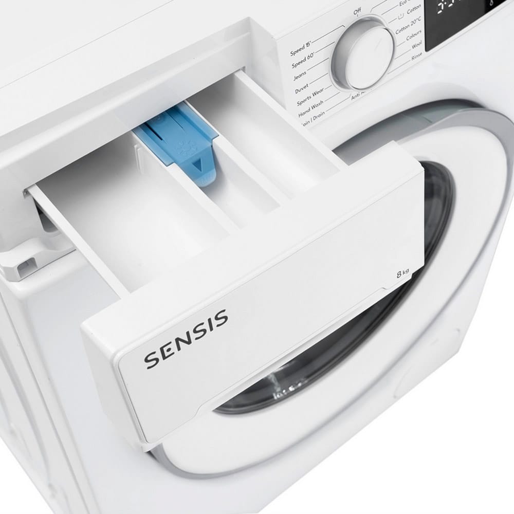 Sensis WMF01814AW 8kg 1400 Spin Washing Machine - White image 7