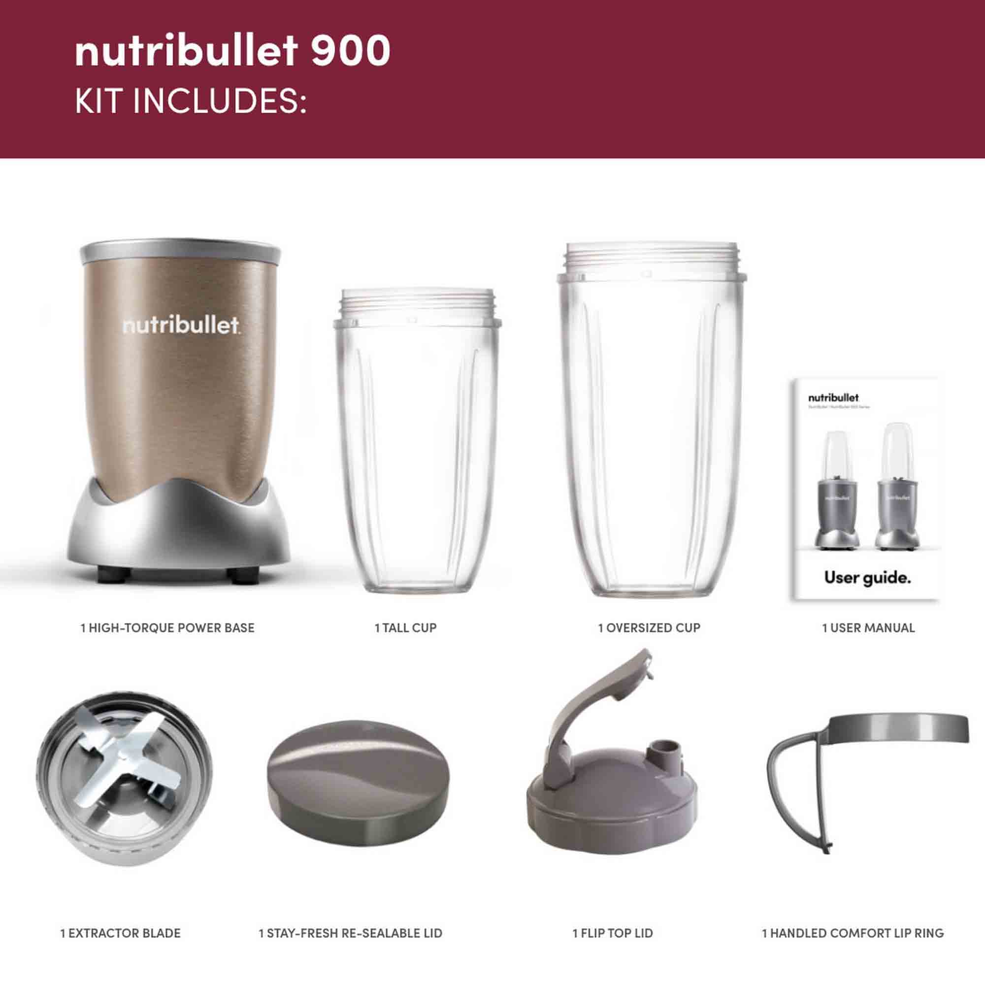 Nutribullet 900 Series Blender in Champagne - NBLP9 image 6