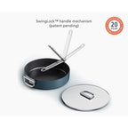 Joseph Joseph Space Folding Handle Ceramic Non-stick 6-piece Cookware Set in Blue - 45086 image 1