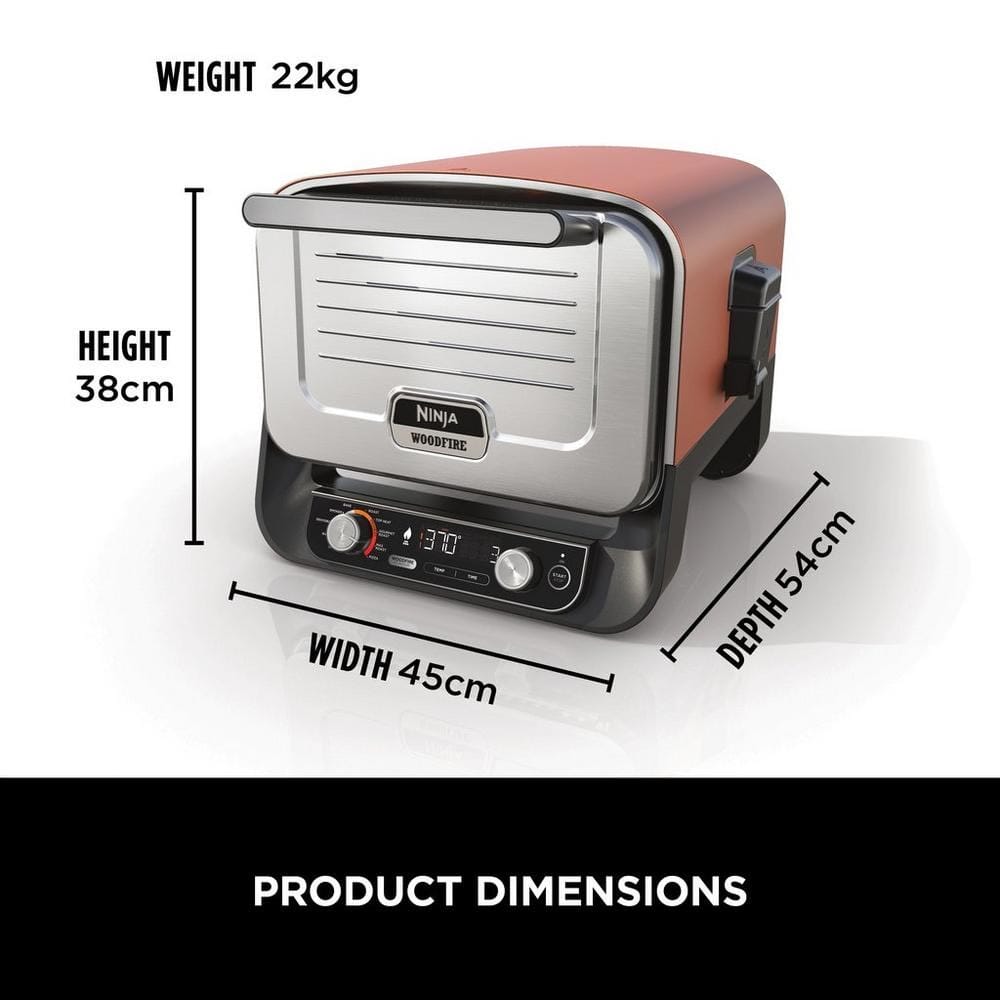 Ninja Woodfire Electric Outdoor Oven, Artisan Pizza Maker and BBQ Smoker OO101UK image 2