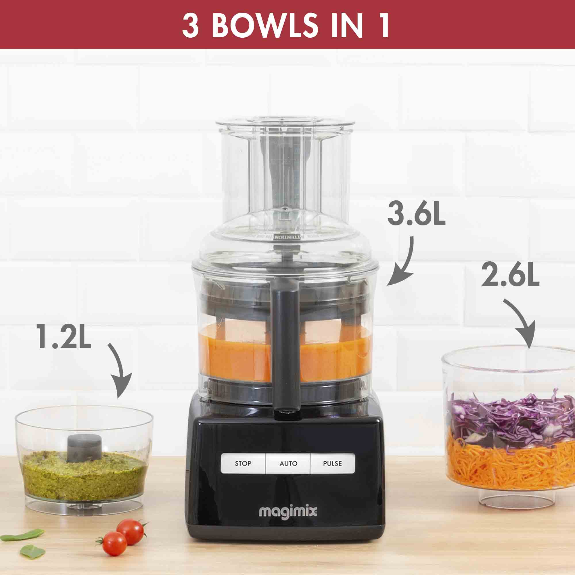 Magimix 5200XL Food Processor in Black - 18584 image 11